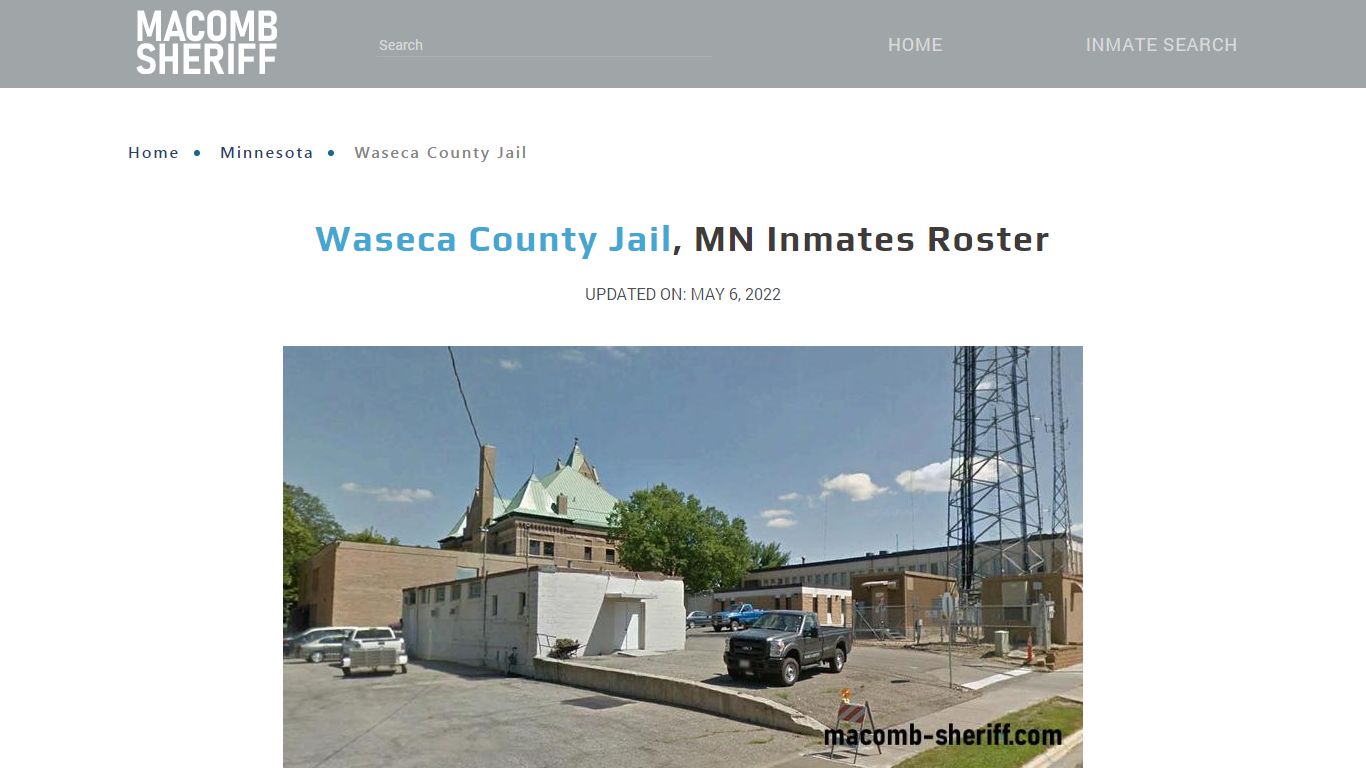 Waseca County Jail, MN Jail Roster, Name Search